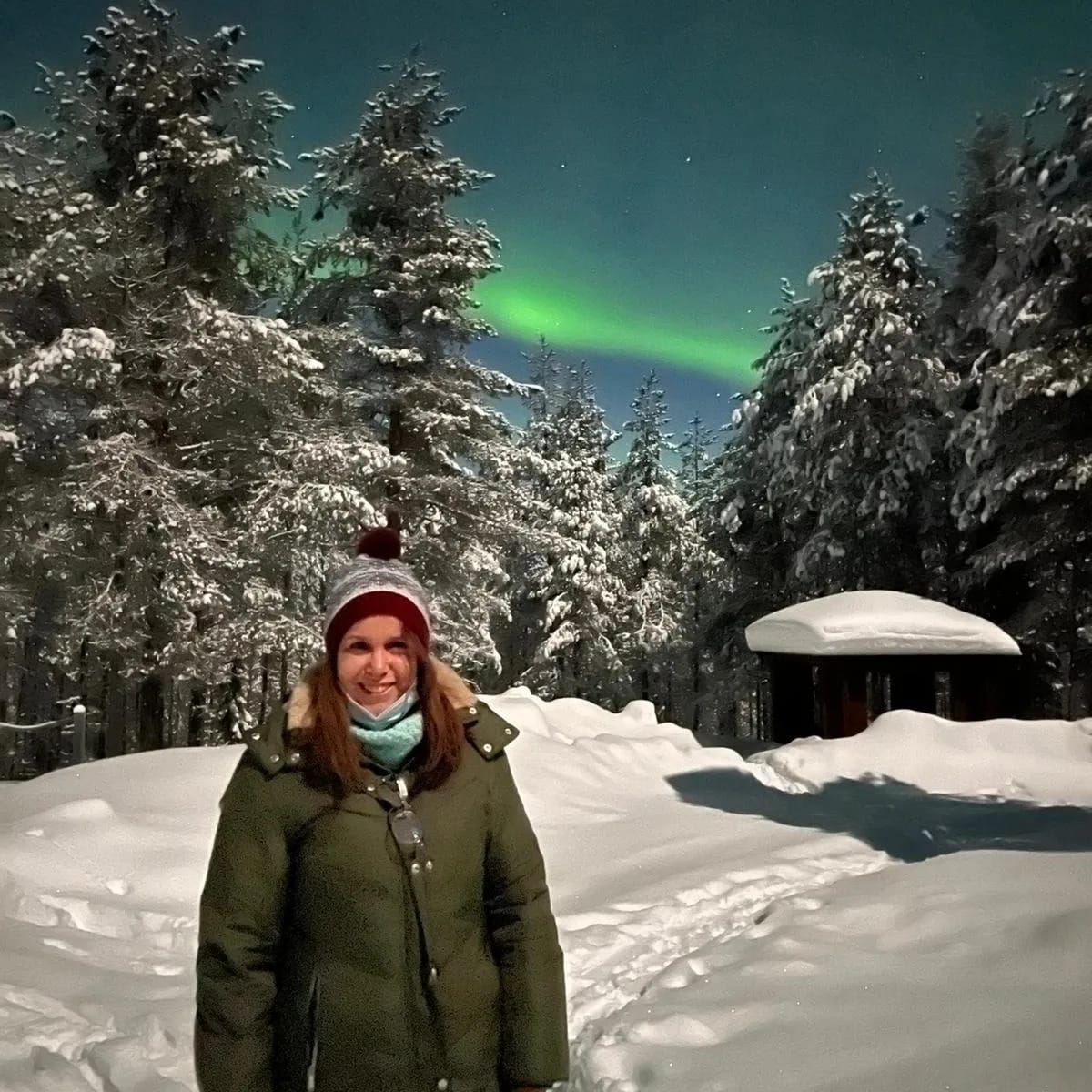 En tu viaje a Laponia puedes ver auroras boreales